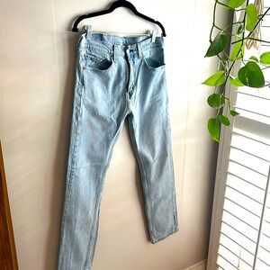 Levi 505 32 x 32 men’s jeans light wash